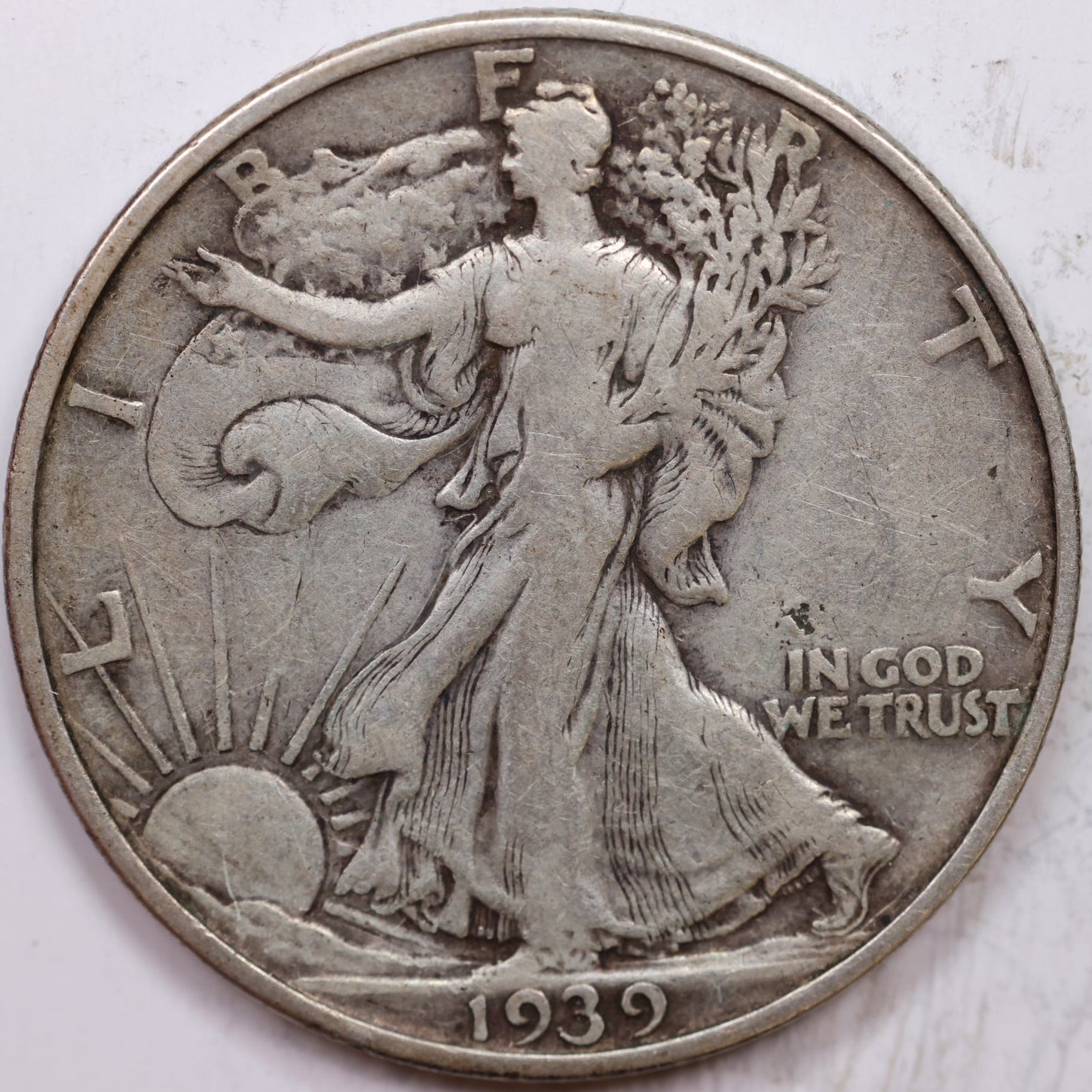 1939-D Walking Liberty Half Dollar, Very Fine Circulated Coin, Store #HR1431