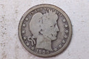 1906 Barber Silver Quarter., Very Good., Circulated Coin., Store