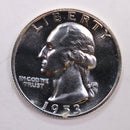 1953 Proof Washington Silver Quarter., Proof Strike., Store