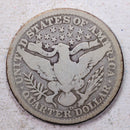 1906-D Barber Silver Quarter., Very Good., Circulated Coin., Store