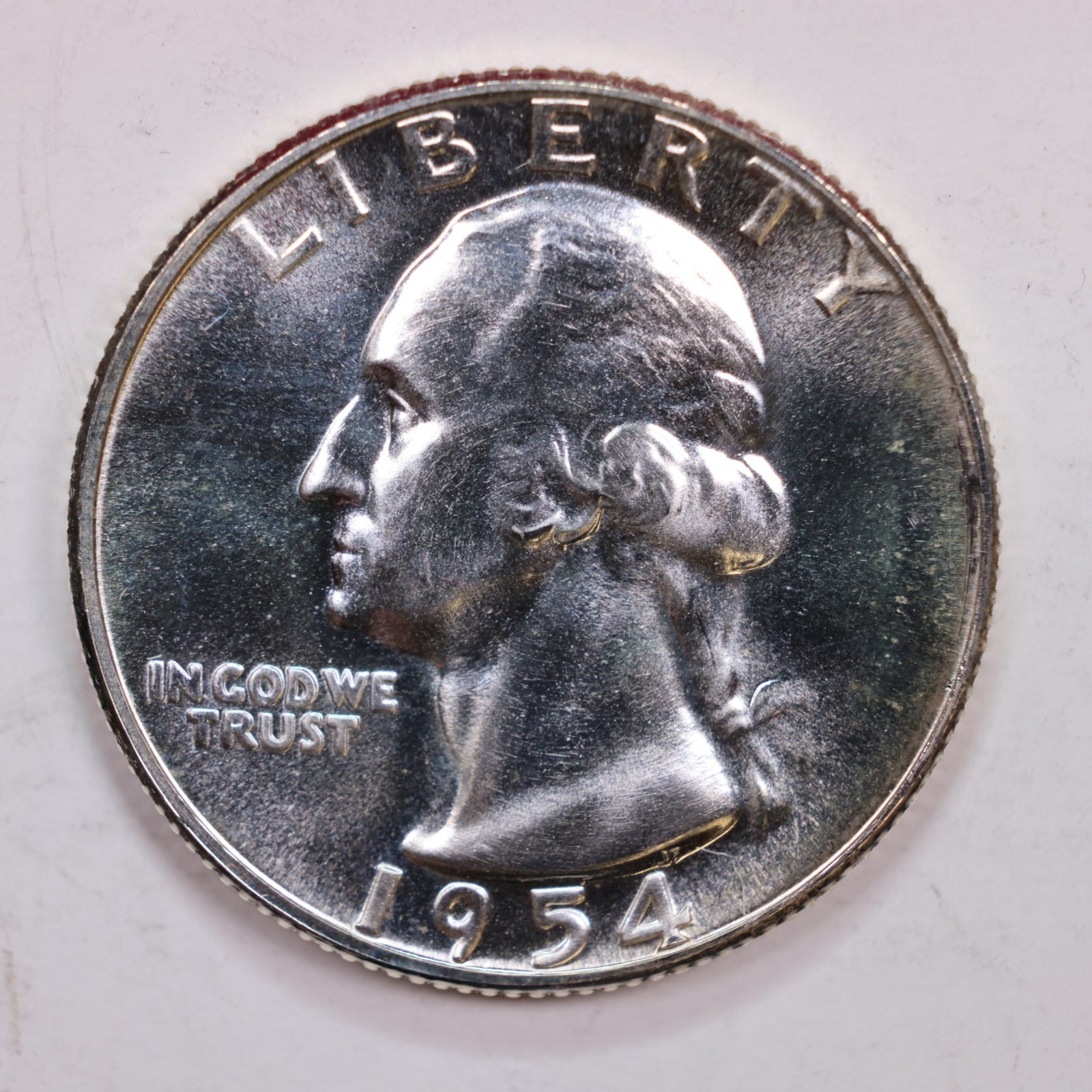 1954 Proof Washington Silver Quarter, Proof Strike, Store #QR0204