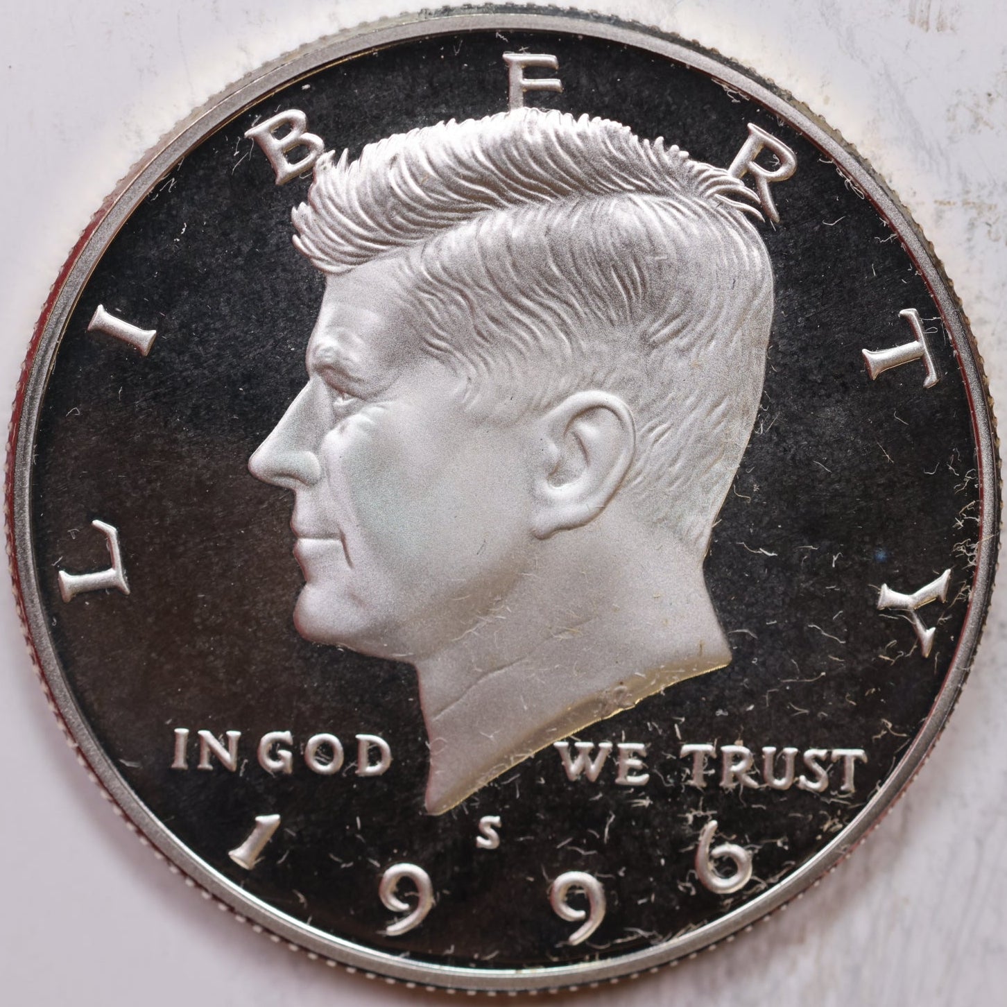 1996-S Kennedy Half Dollar, Proof Uncirculated Coin, Store #HR1448