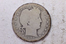 1908-S Barber Silver Quarter., Good., Circulated Coin., Store