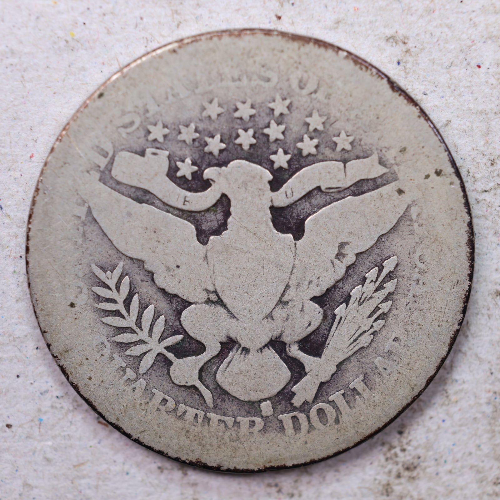 1908-S Barber Quarter, Good Circulated Coin, Store #1430