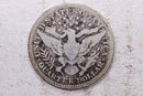 1909 Barber Silver Quarter., Very Good., Circulated Coin., Store