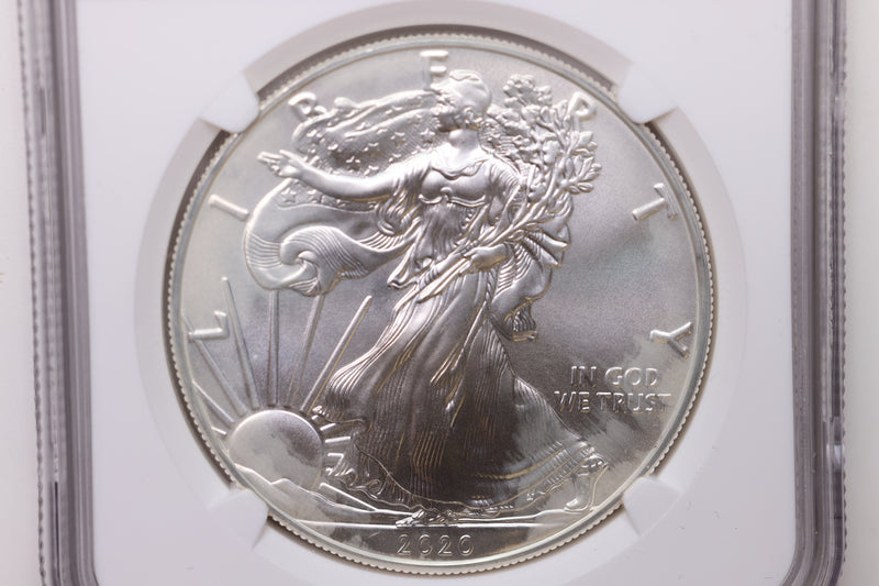 2020 American Silver Eagle, NGC MS-70, SALE