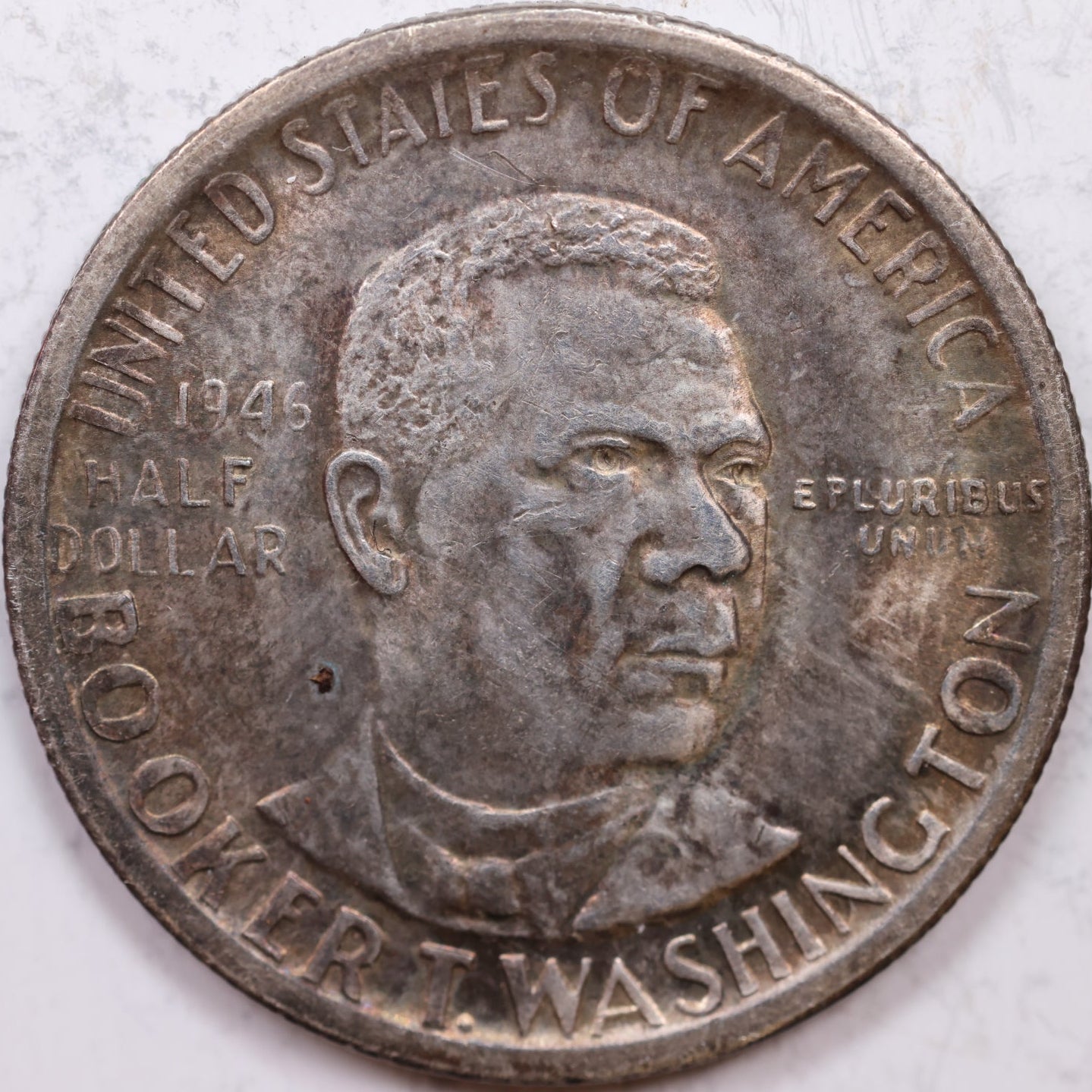 1946-S Booker T. Washington Half Dollar Commemorative, Store #EC007