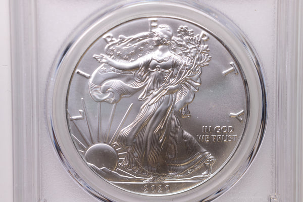 2020 American Silver Eagle, PCGS MS-69, Emergency Issue, SALE #88206