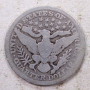 1910 Barber Silver Quarter, Good Details, Circulated Coin, Store
