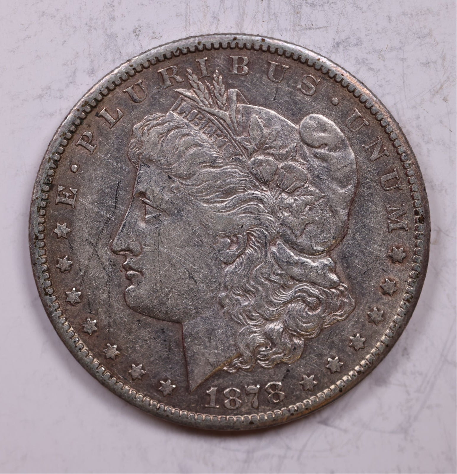 1878-CC Morgan Dollar, Very Fine Circulated Coin, Store #DR0101