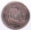 1872-S Seated Liberty Half Dime., Fine Details., Circulated Coin., STORE