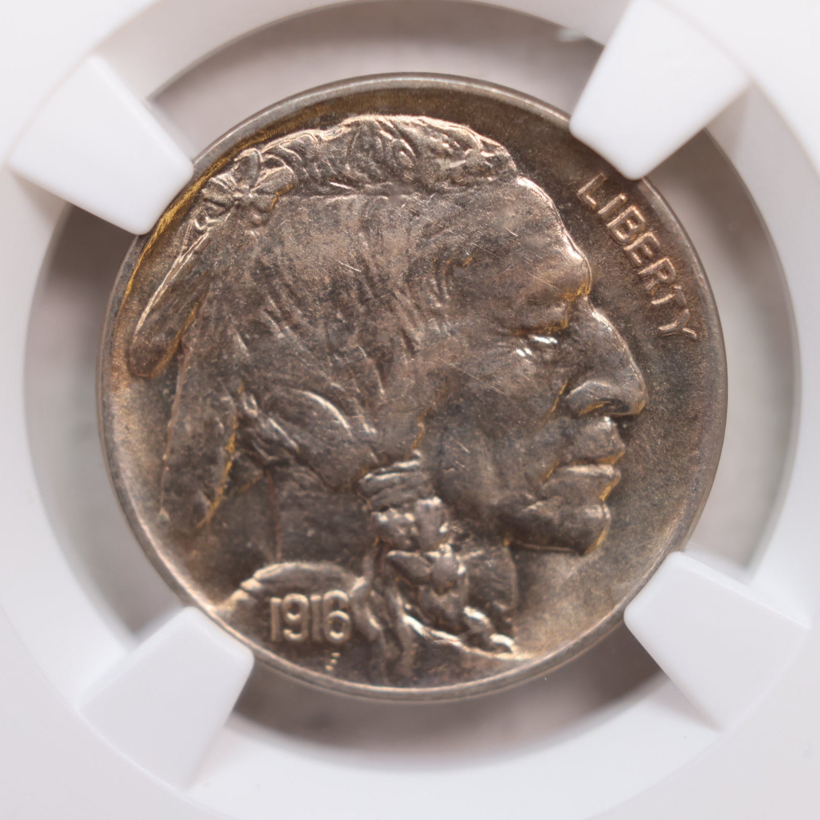 1916 Buffalo Nickel, 'Nice Eye Appeal', NGC AU-55, Collectible Coin. Store #GNL023.