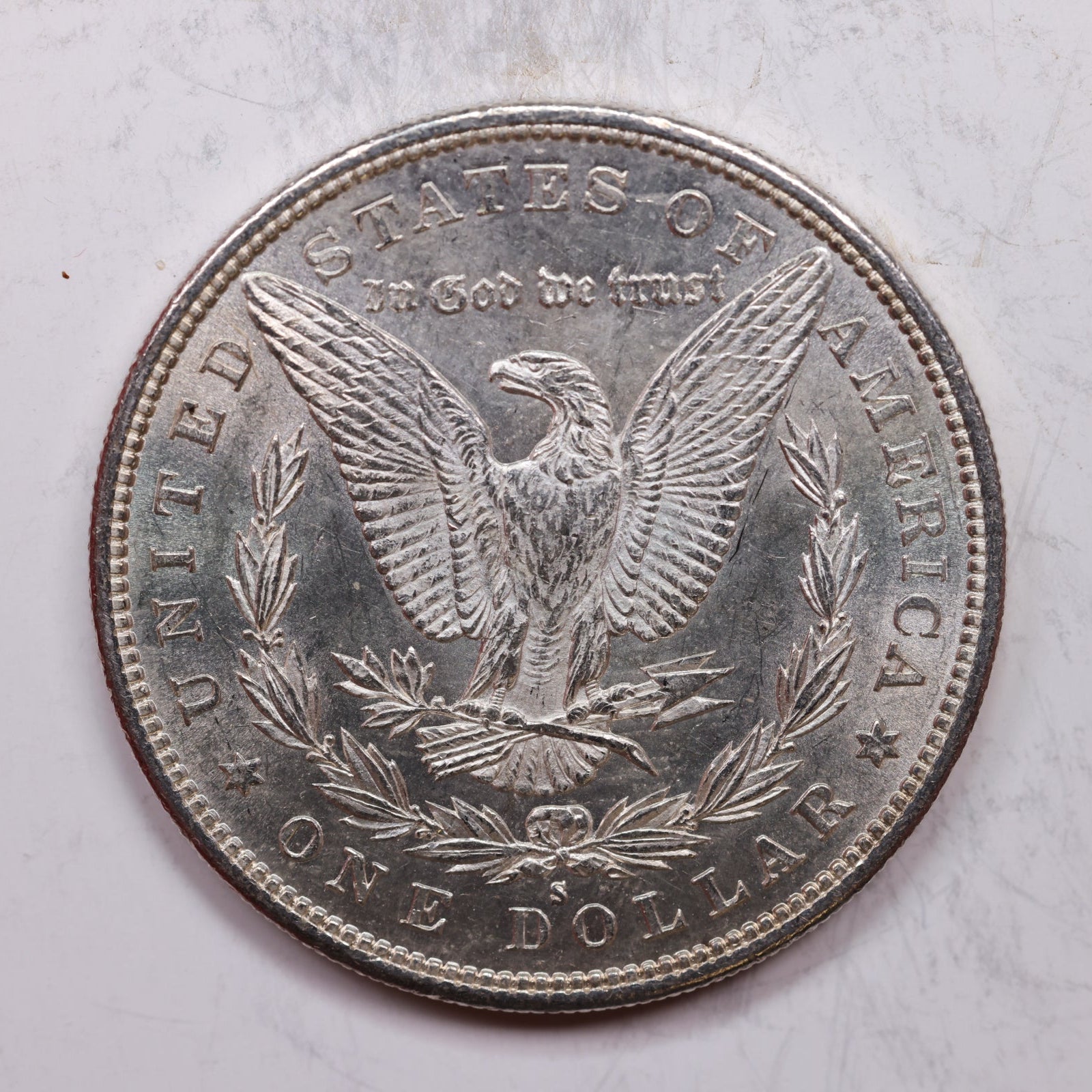 1880-S Morgan Dollar, Mint State Uncirculated Coin, Store #DR0109