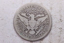 1911-S Barber Silver Quarter., Very Good., Circulated Coin., Store