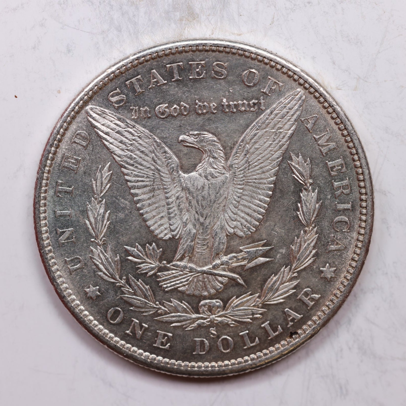 1880-S Morgan Silver Dollar, Mint State Coin, UNC, Store Sale #DR0111