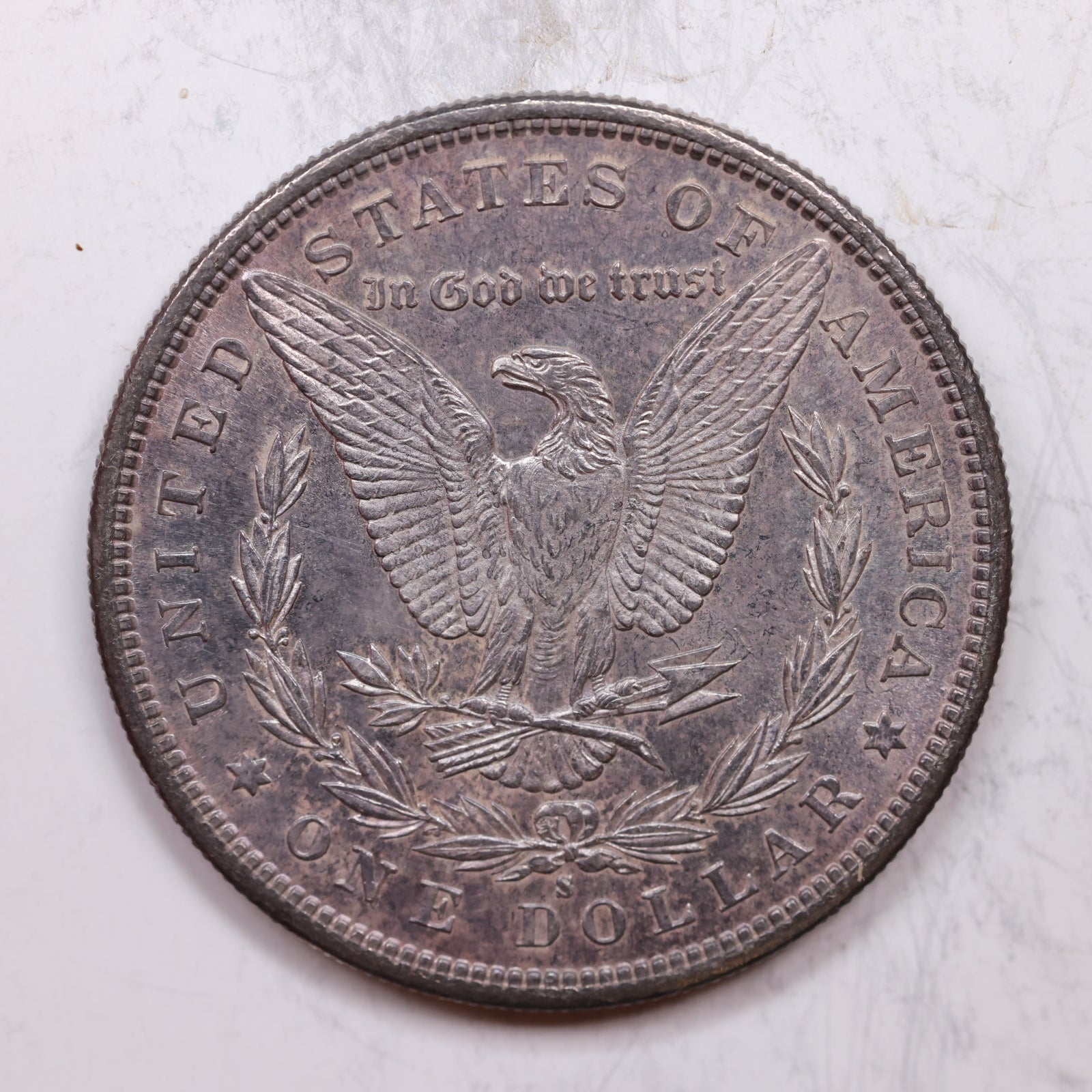 1881-S Morgan Silver Dollar, Uncirculated Mint State Coin, Store Sale #DR0119