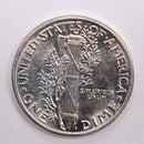 1942 Mercury Silver Dime., Nice Mint State Coin., STORE