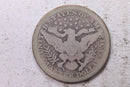 1913 Barber Silver Quarter., Good., Circulated Coin., Store