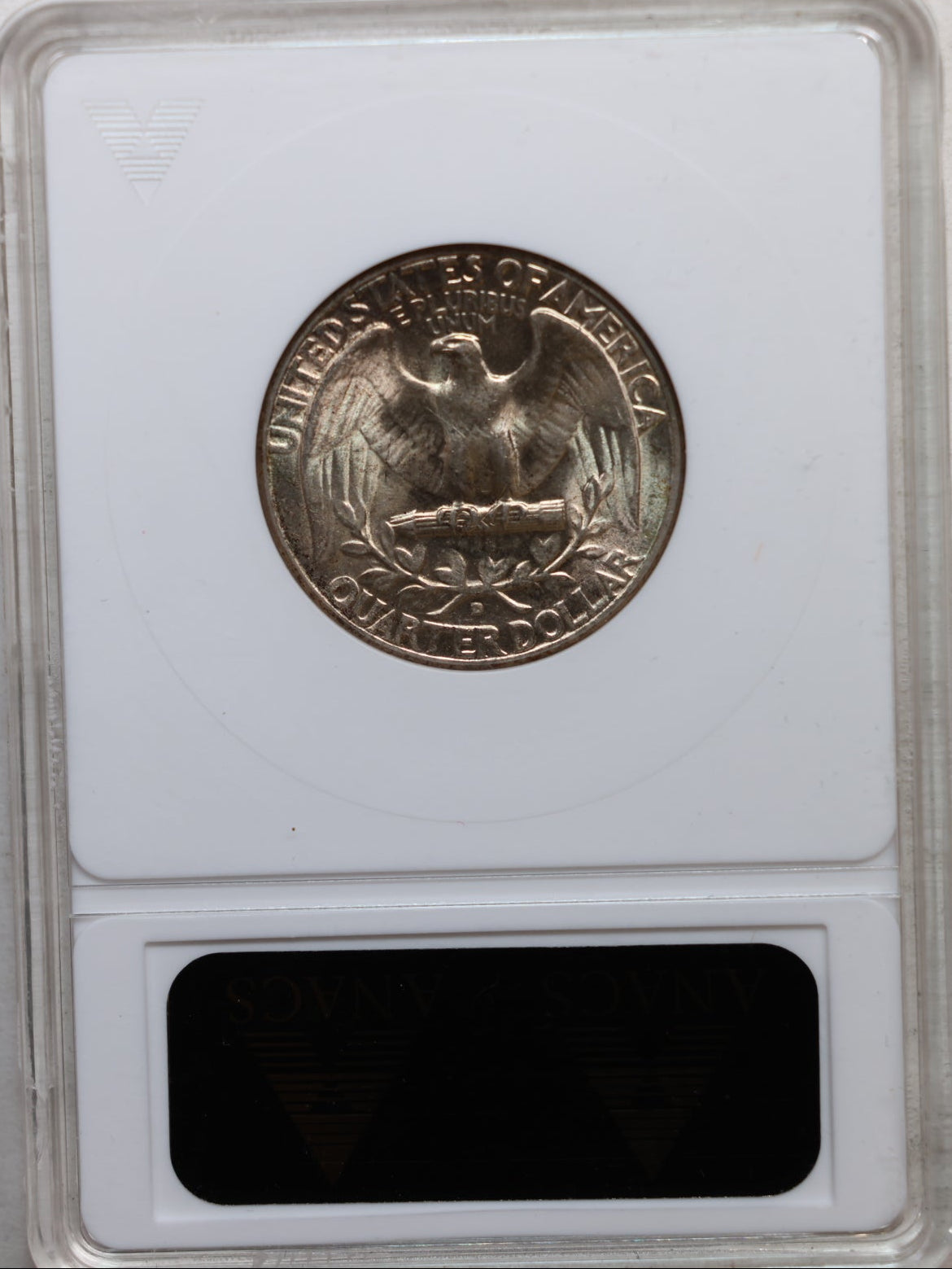 1934-D Washington Silver Quarter, ANACS Soap Box AU-58, Store Sale #QR1463