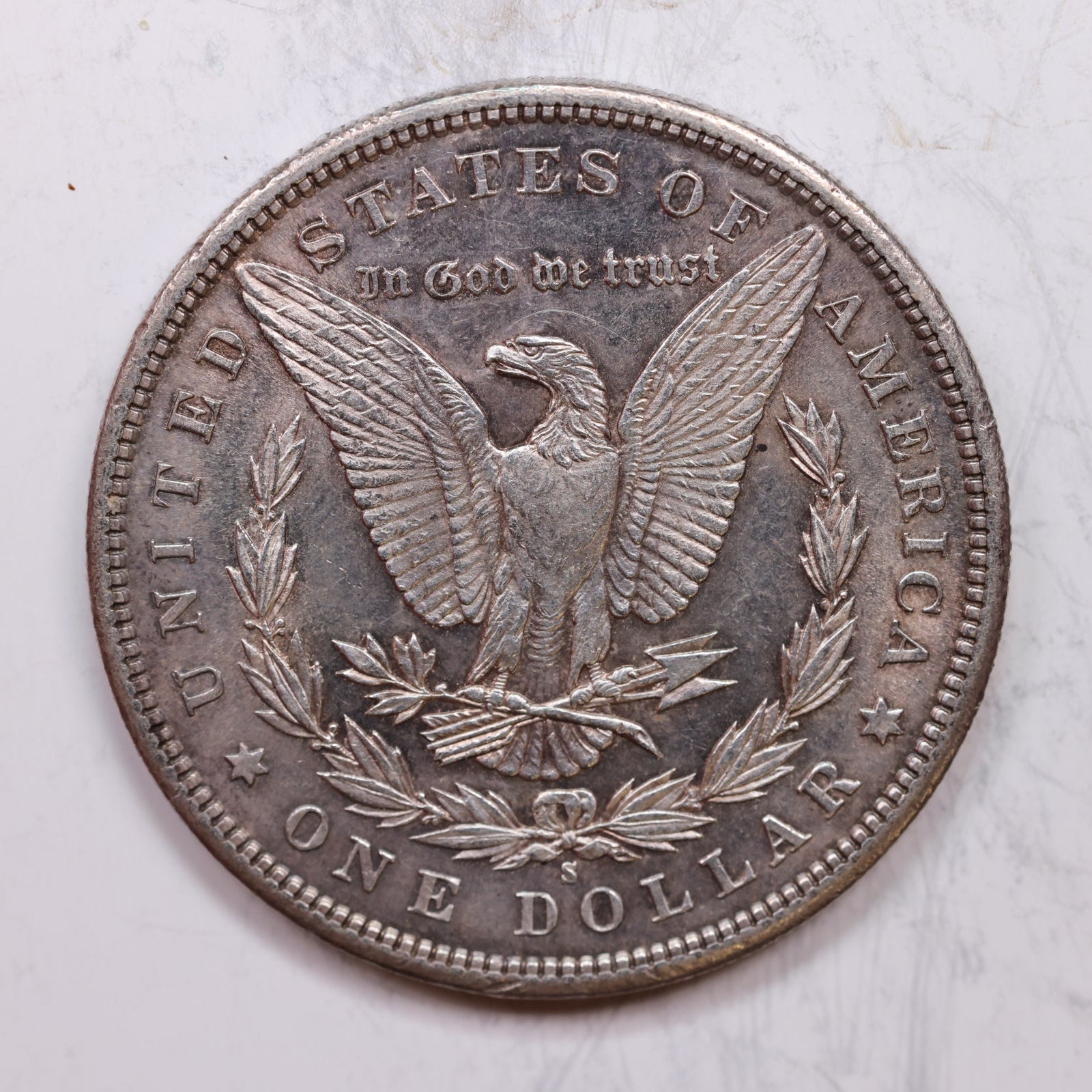 1881-S Morgan Silver Dollar, Uncirculated Mint State Coin, Store Sale #DR0120
