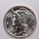 1943 Mercury Silver Dime., Nice Mint State Coin., STORE