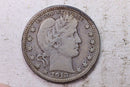 1913-D Barber Silver Quarter., Fine., Circulated Coin., Store
