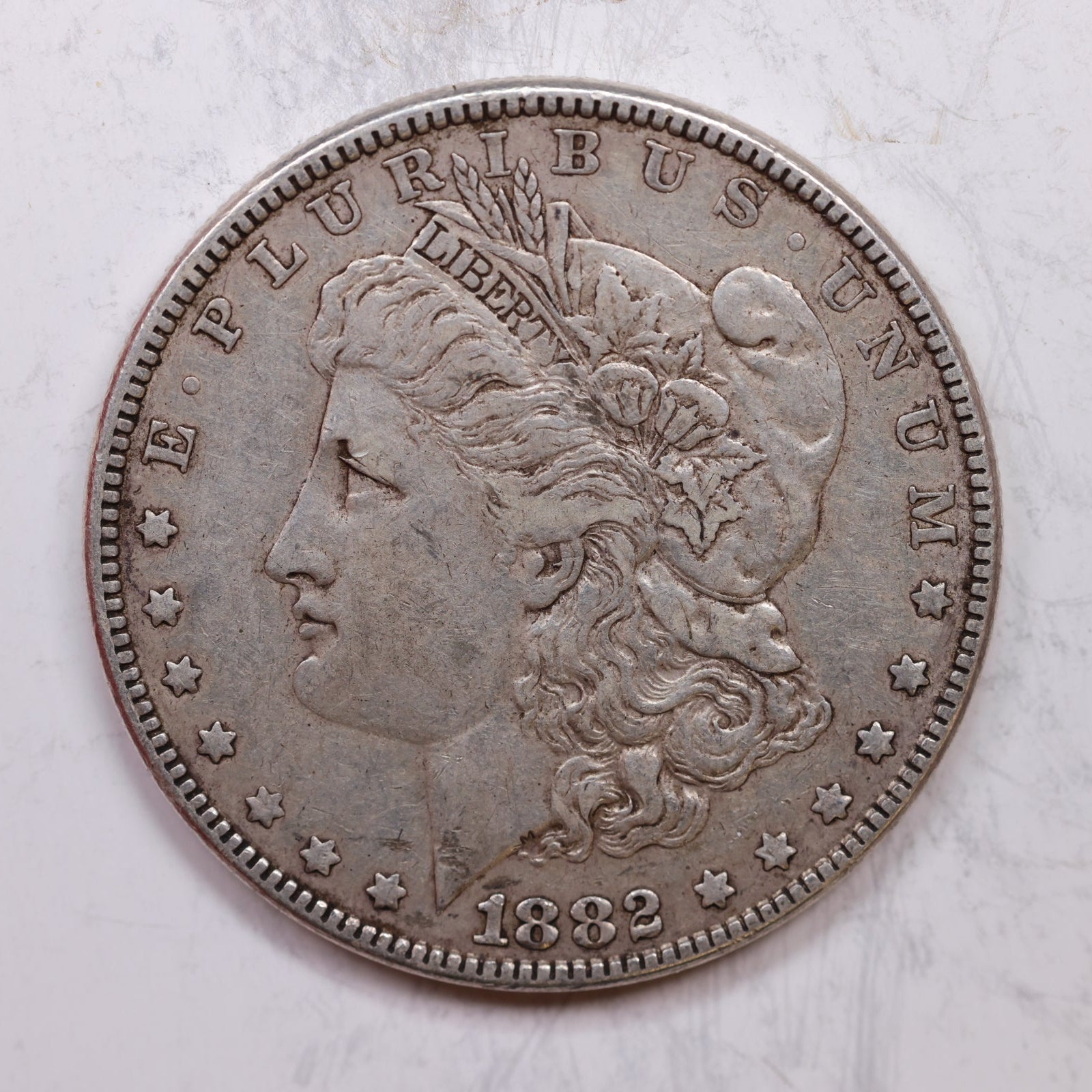 1882 Morgan Dollar, Very Fine+ Circulated Coin, Store Sale #DR0123