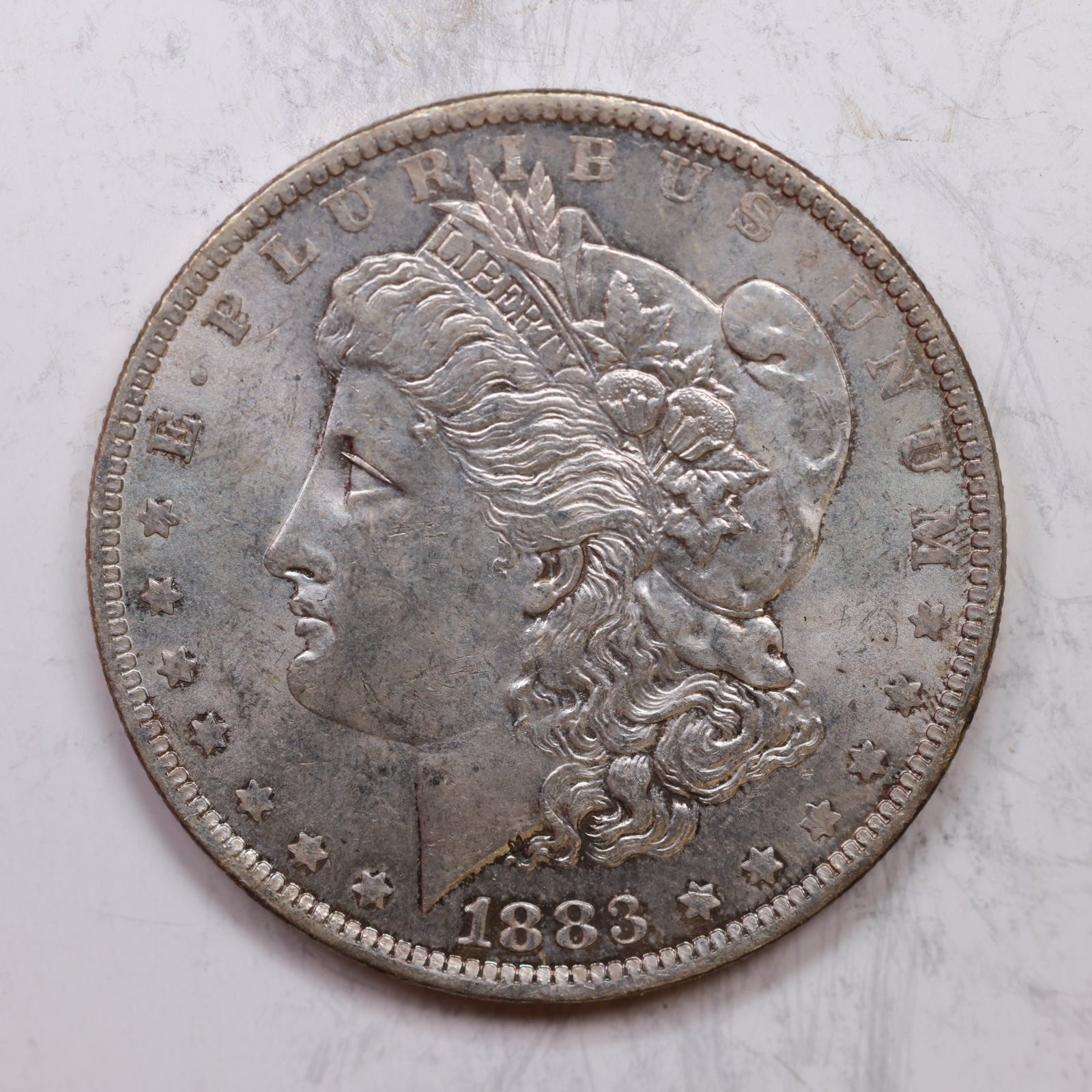 1883-O Morgan Silver Dollar, Uncirculated Fine Coin, Store Sale #DR0125