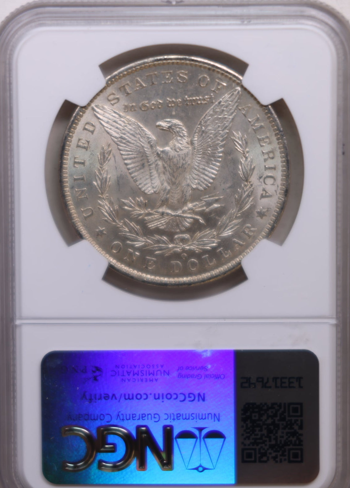 1885-O Morgan Silver Dollar, NGC CERTIFIED MS-63, Store SALE #GDR0326.