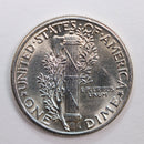1944 Mercury Silver Dime., Nice Mint State Coin., STORE