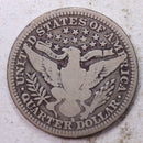 1914-S Barber Silver Quarter., Fine., Circulated Coin., Store
