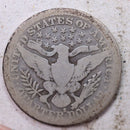 1914-S Barber Silver Quarter, Very Good Circulated Coin, Store