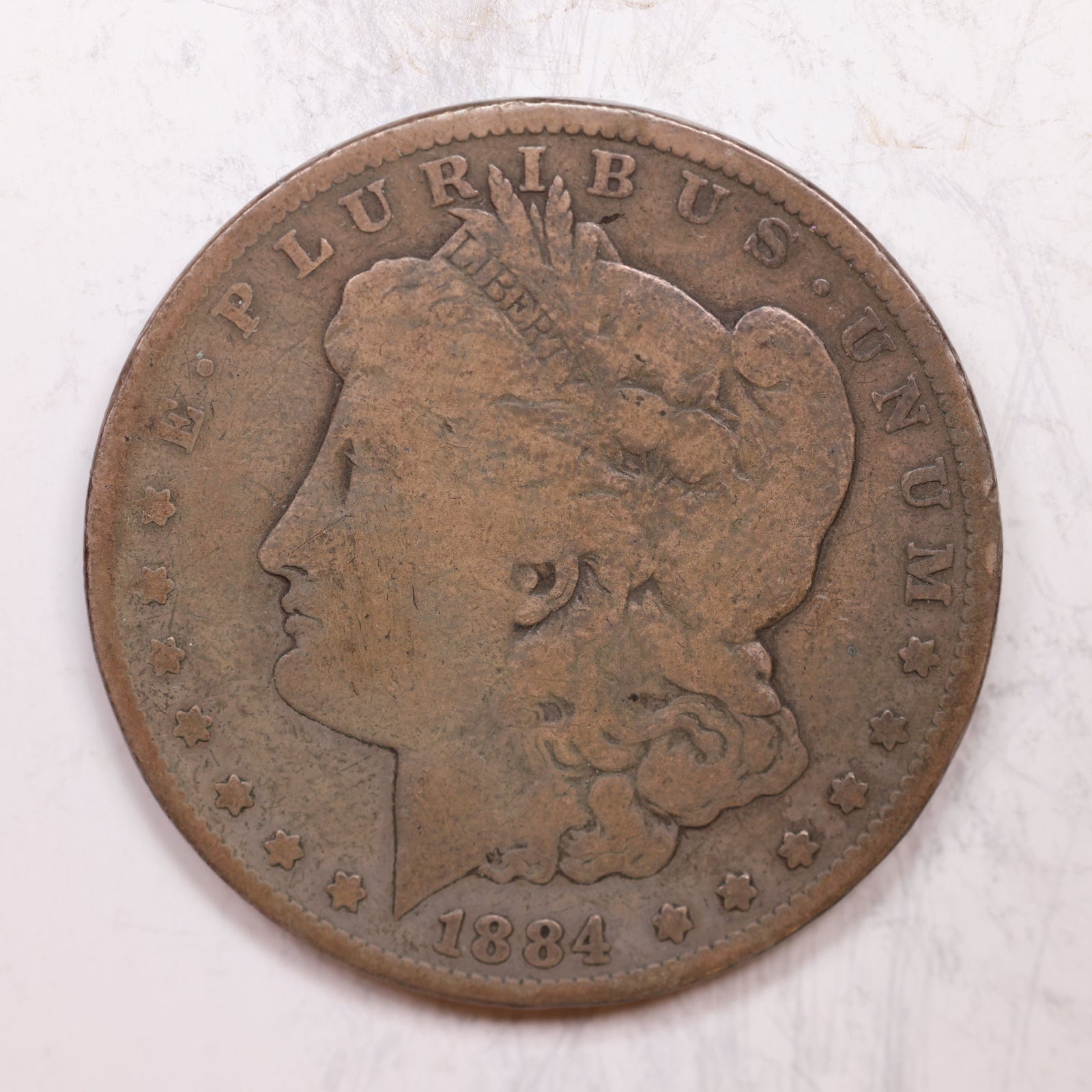 1884-CC Morgan Dollar, Very Good Circulated Coin, Store #DR0134