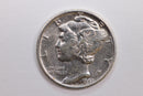 1945-D Mercury Silver Dime., Nice Mint State Coin., STORE