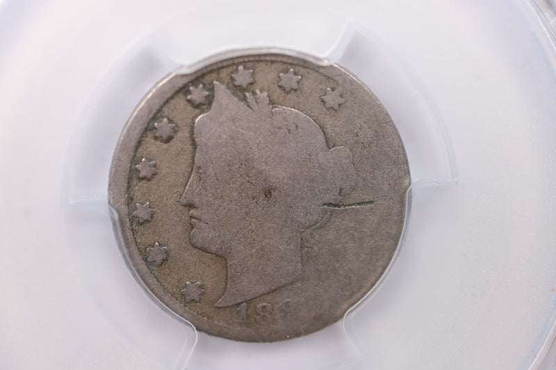 1886 Liberty Nickel. PCGS Certified AG-03. Semi Key, SALE