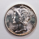 1945-S Mercury Silver Dime., Nice Mint State Coin., STORE