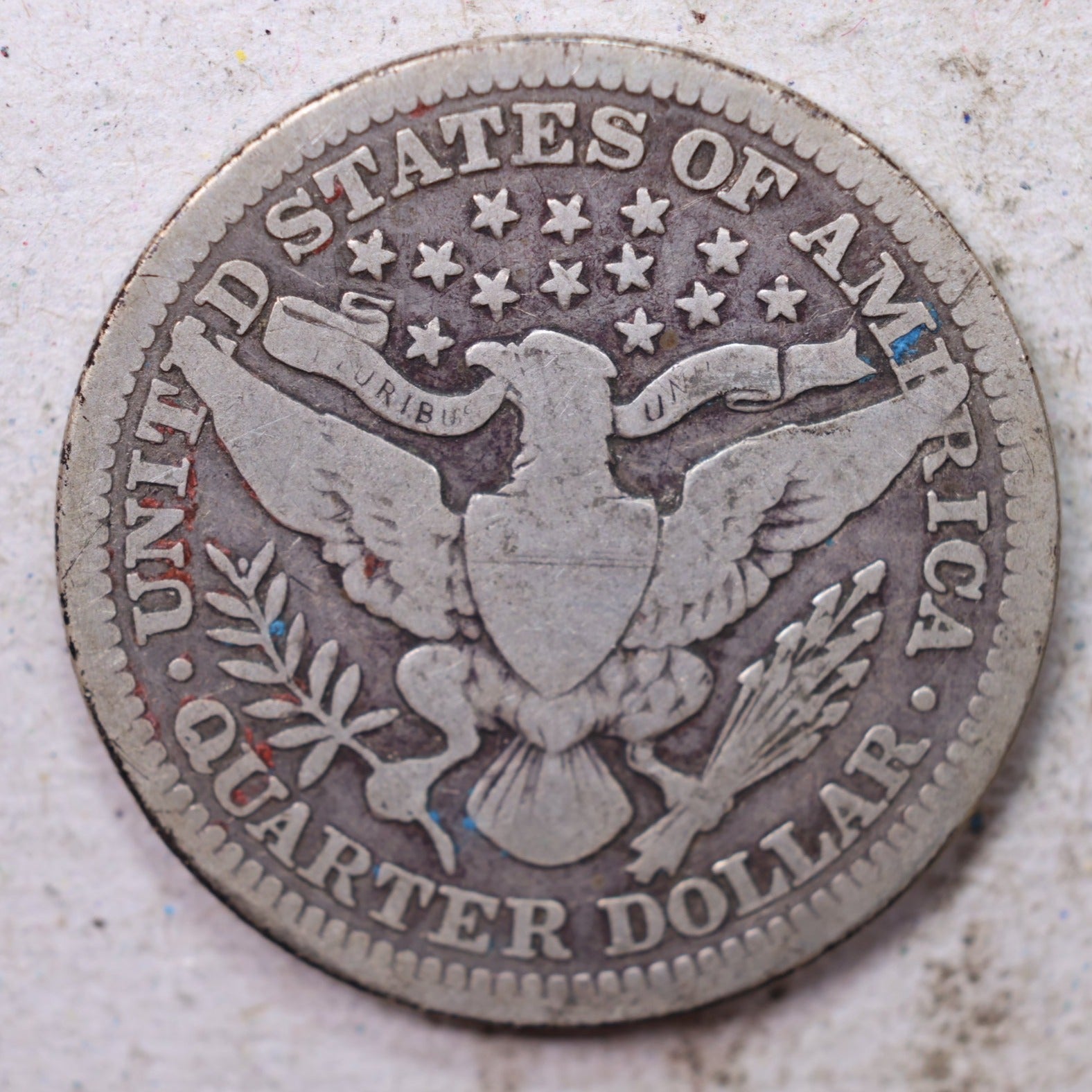 1915 Barber Quarter, Very Good Circulated Coin, Store #1462
