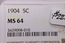 1904 Liberty Nickel., NGC Certified MS-64., SALE