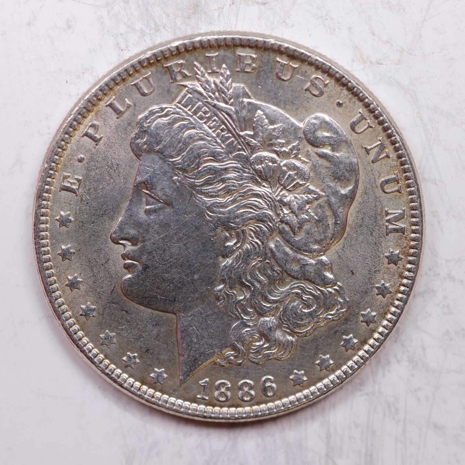 1886 Morgan Silver Dollar, Uncirculated Coin, Store Sale #DR0141