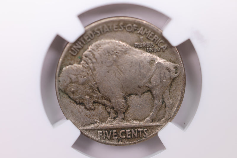 1913-S Buffalo Nickel., Type-2., NGC Graded VF-35., SALE