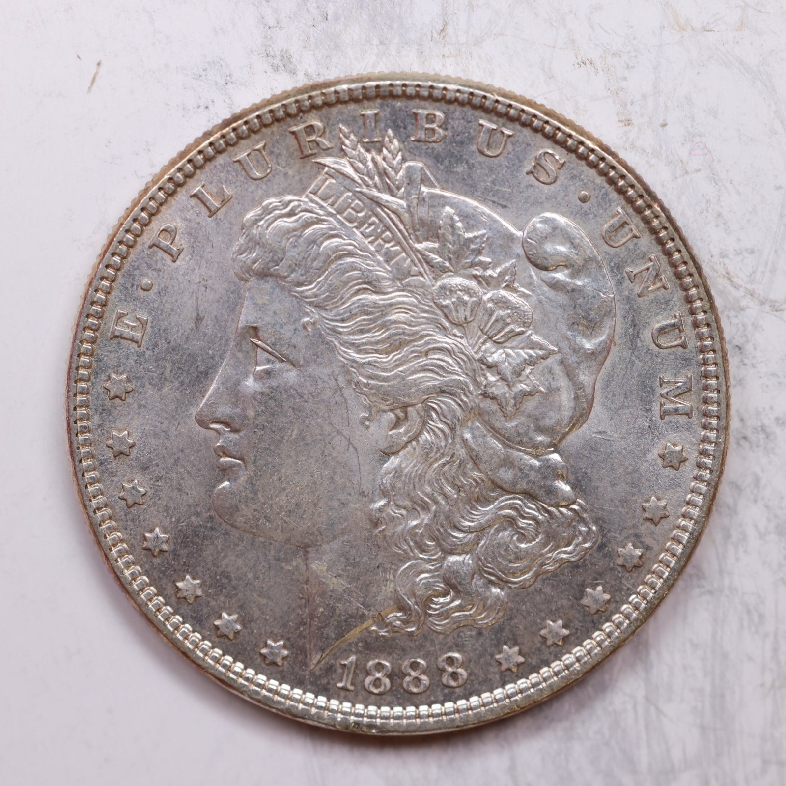 1888 Morgan Dollar, Mint State Uncirculated Coin, Store #DR0159