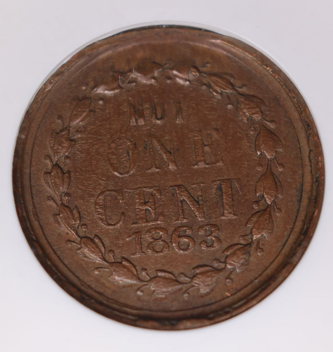 1863 Civil War Token, F-244/375A, NGC Certified MS-62 Brown, Store #CN027.