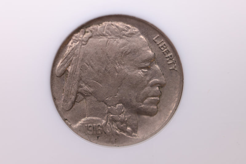1916-D Buffalo Nickel., Great Eye Appeal., NGC Graded AU-58, SALE