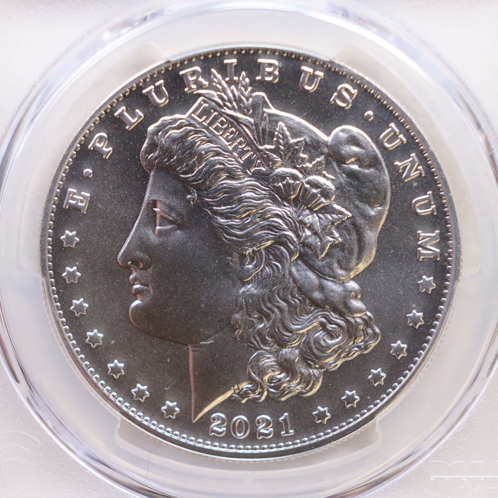 2021 $1 Morgan Dollar 100th Anniversary, PCGS MS70, Store #GMC211