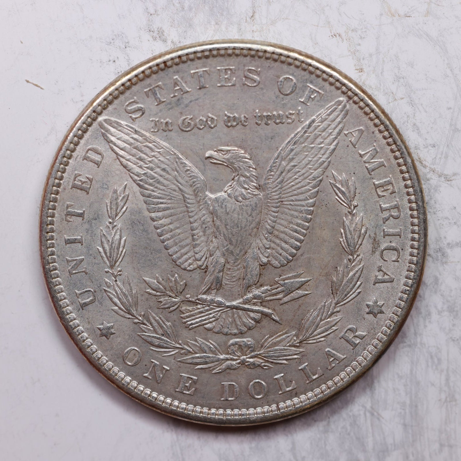 1889 Morgan Silver Dollar, Mint State Uncirculated Coin, Store Sale #DR0171
