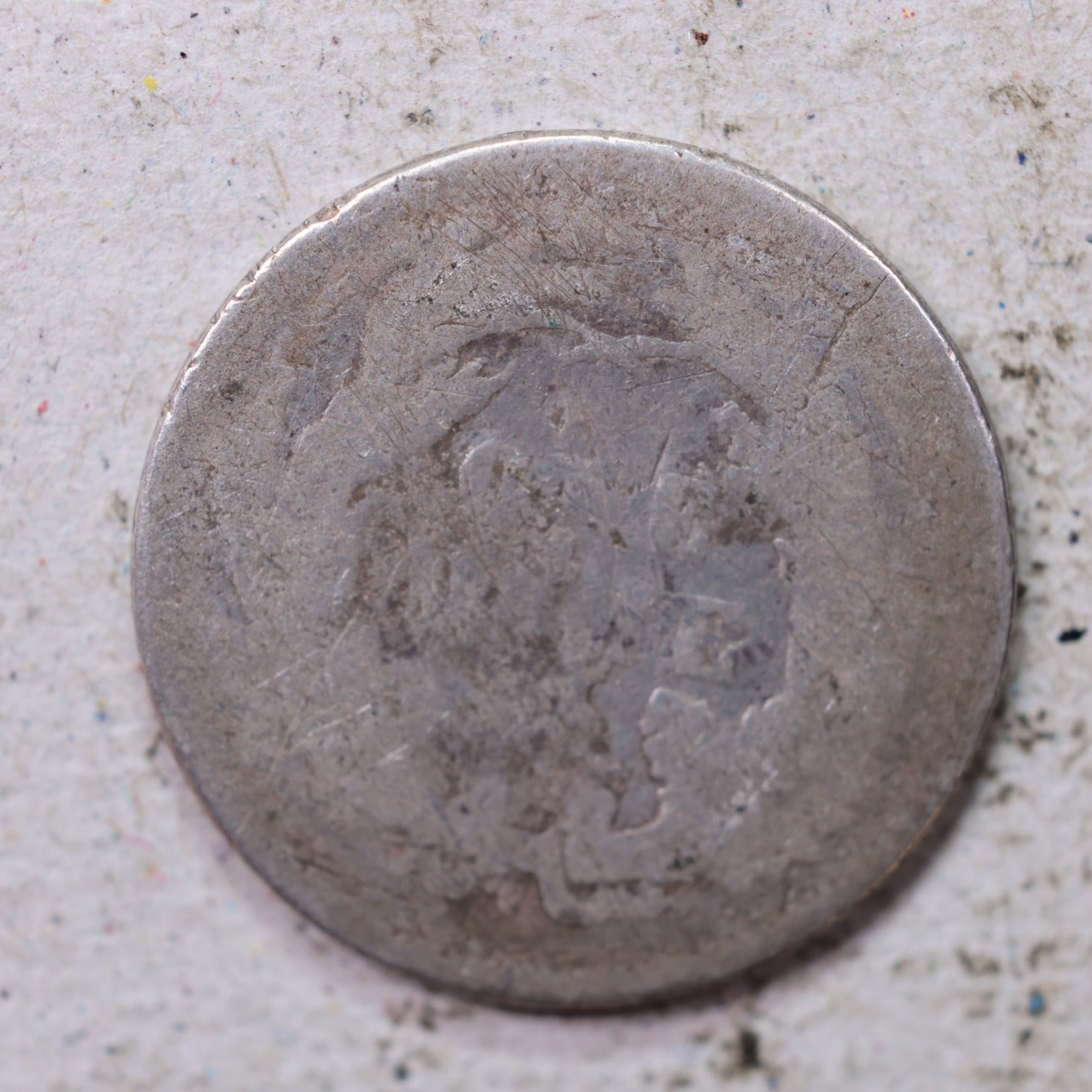 1876-S Seated Liberty Silver Dime., Poof., Circulated Coin., Store #1482