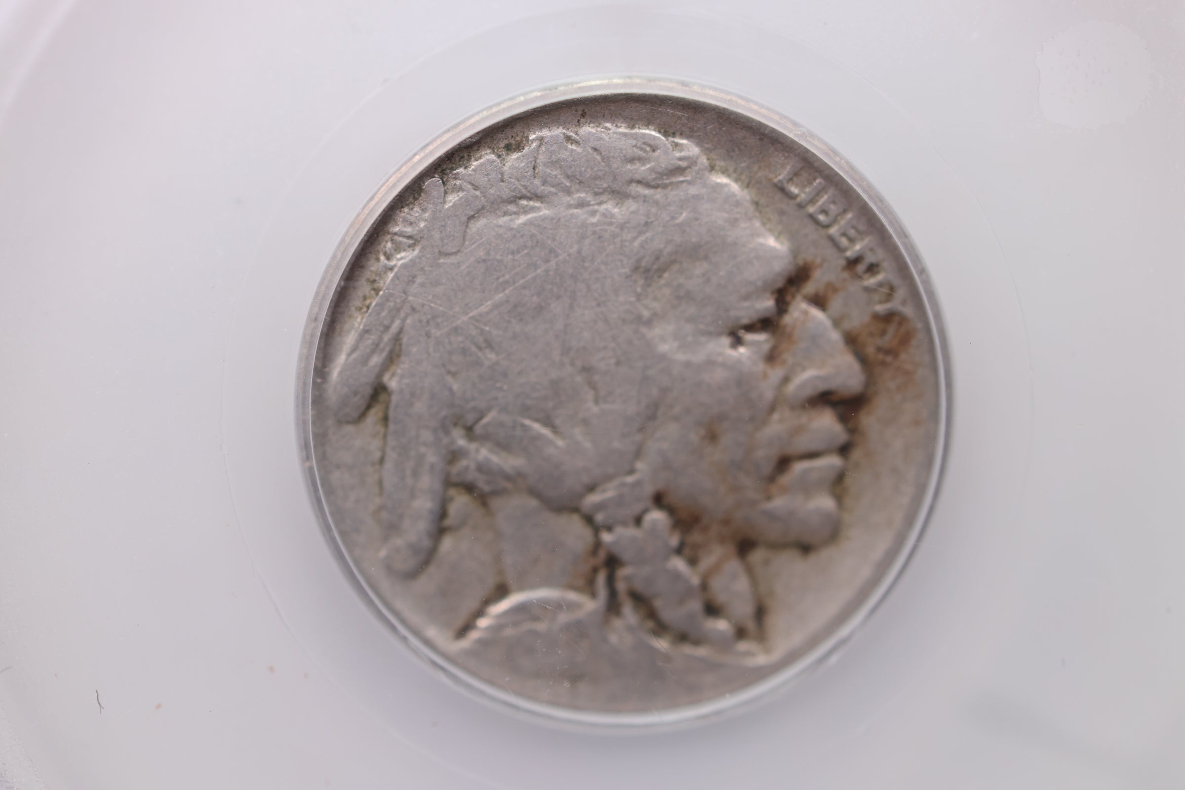 1917-D Buffalo Nickel. RARE 3 1/2 Legged, Very Good, SALE #88230