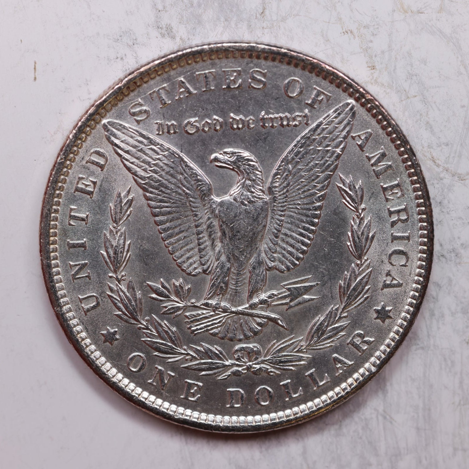 1889 Morgan Silver Dollar, Mint State Uncirculated Coin, Store Sale #DR0173