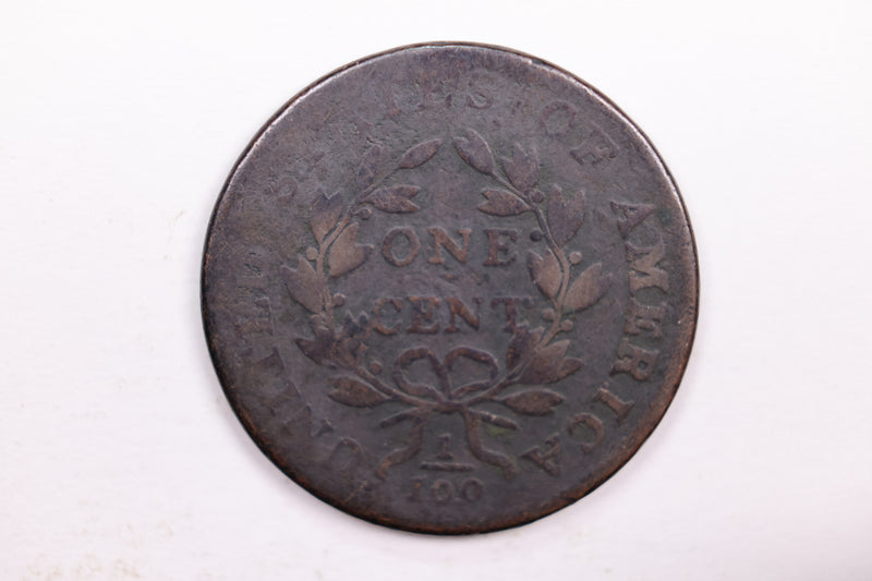 1800 Large Cent., FAIR Circulated Coin., Store