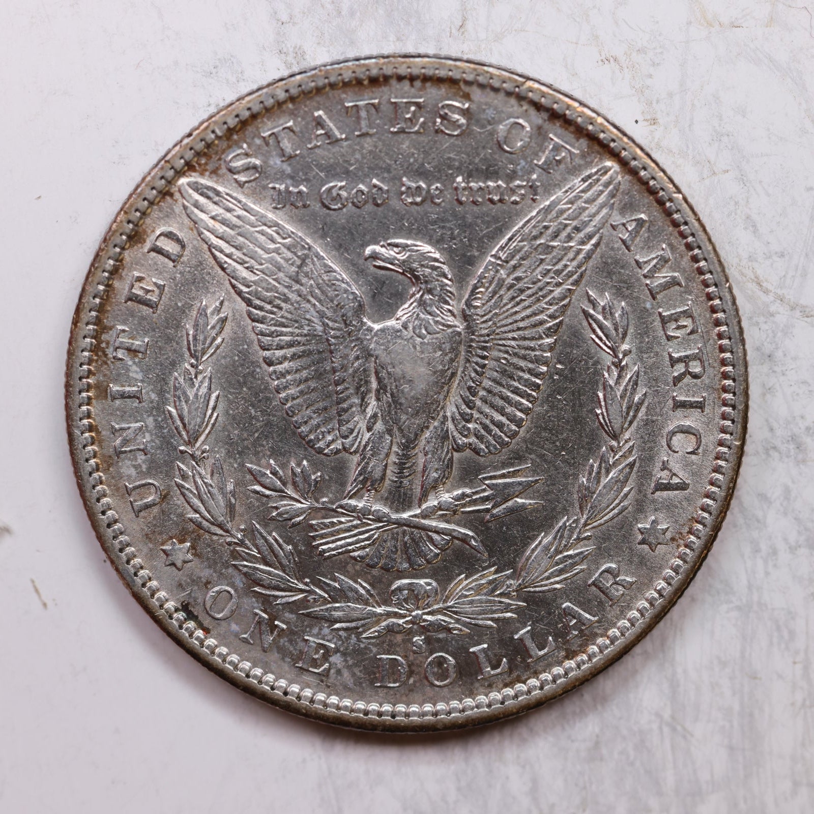1890-S Morgan Dollar, Extra Fine+ Circulated Coin, Store #DR0178